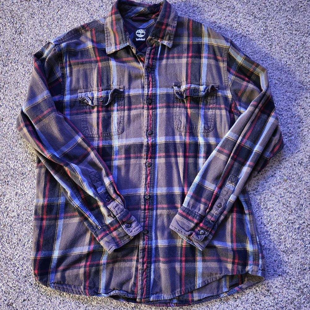Mens Timberland flannel Large